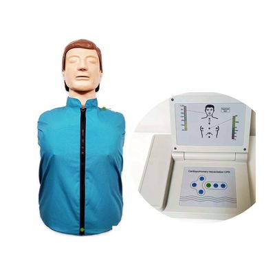 Emergency Skills Teaching Models Adult Half Body CPR Training Manikin with Monitor