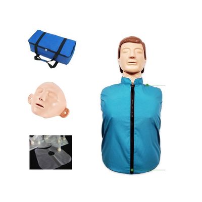 Emergency Skills Teaching Models Adult Half Body CPR Training Manikin with Monitor