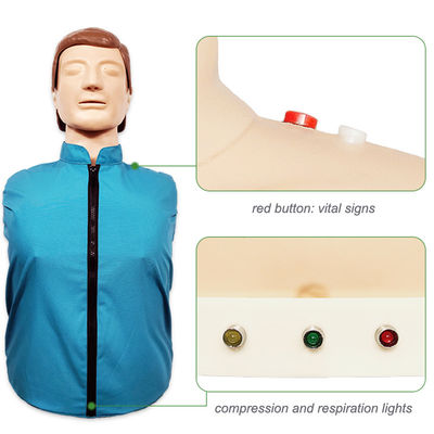 Electronic First Aid Dummy for Adult CPR Training Manikin in Medical Science Training