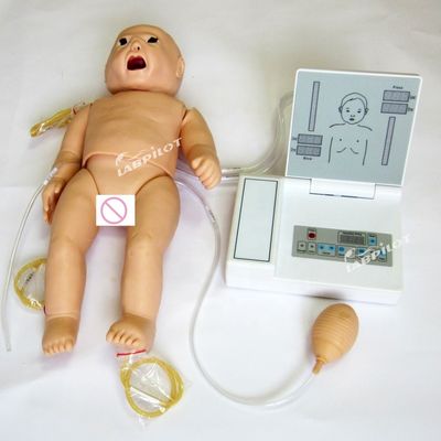 Advanced PVC Manikin for Full-functional Pediatric CPR and Infant Nursing Simulation