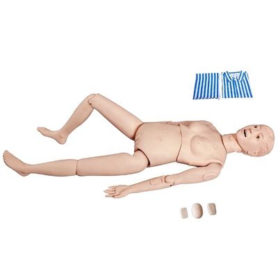 Medical Science Basic Type Female Nursing Manikin Training Simulator with Advanced PVC
