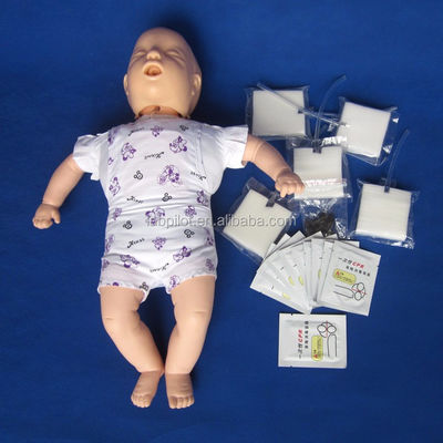 Infant Heimlich Maneuver Choking Manikin for Human Life Size Baby CPR Demonstration