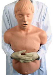 PVC Adult Airway Obstruction First Aid Training Manikin for Choking Training