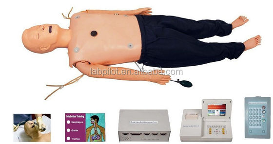 Manikin for Advanced Life Support Training CPR AED ECG Intubation First Aid Simulator