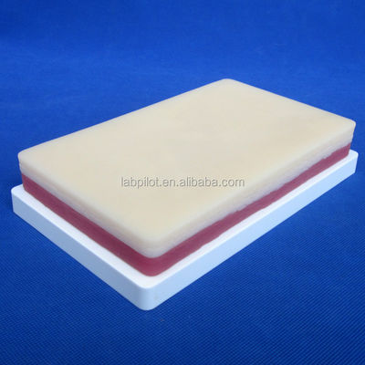 Medical Teaching Simulators Elastic 3-Layer Surgical Suturing Pad for Muscle and Skin