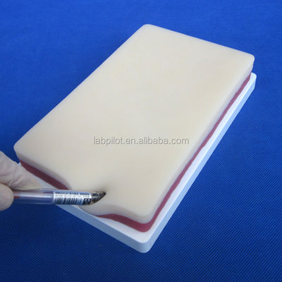 Manikin Human Life Size 3-Layer Suture Practice Pad for Skin Fat and Muscles Training Model