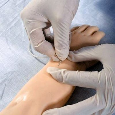 Medical Science Subject Portable Venipuncture Training Arm Model with Replaceable Skin