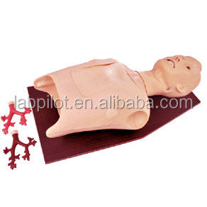 Patients Care Training Medical Bronchoscopy and Intubation Simulator with Alarms