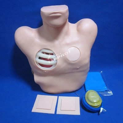 Advanced PVC Pneumothorax Decompression Manikin for Artificial Hydrothorax Simulation