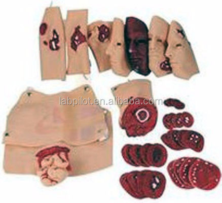 Emergency Skills Training Model Advanced PVC Facial Burn Trauma Evaluation Model