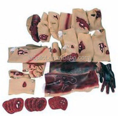 Emergency Skills Training Model Advanced PVC Facial Burn Trauma Evaluation Model