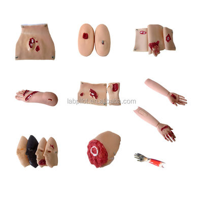 Emergency Skills Training Model Advanced PVC Facial Burn Trauma Evaluation Model