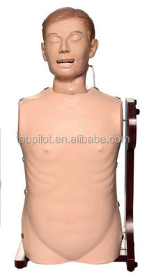 Human Life Size Nasal Feeding Mannequin for Airway Care and Gastrointestinal Practice