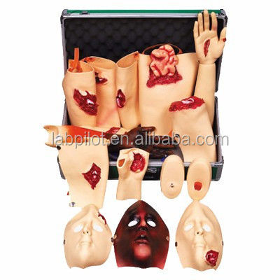 Trauma Simulator for Manikin Training Gun Wound Burn Wound Laceration Fracture Amputation Wound Care