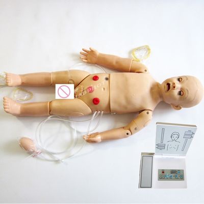 Pediatric Care One-year-old Child Nursing and CPR Manikin for Life-saving Training