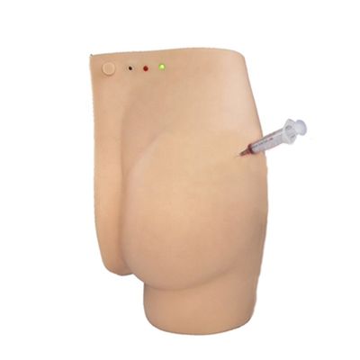 Patients Care Demonstration Buttocks Injection Teaching Simulator with Warning Lights