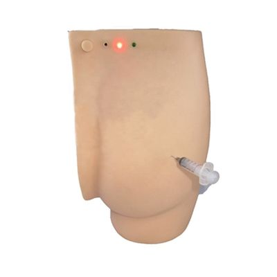Patients Care Demonstration Buttocks Injection Teaching Simulator with Warning Lights