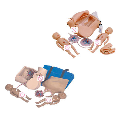 Pregnant Woman Manikin Baby Doll Midwifery Childbirth Training Model with Advanced PVC