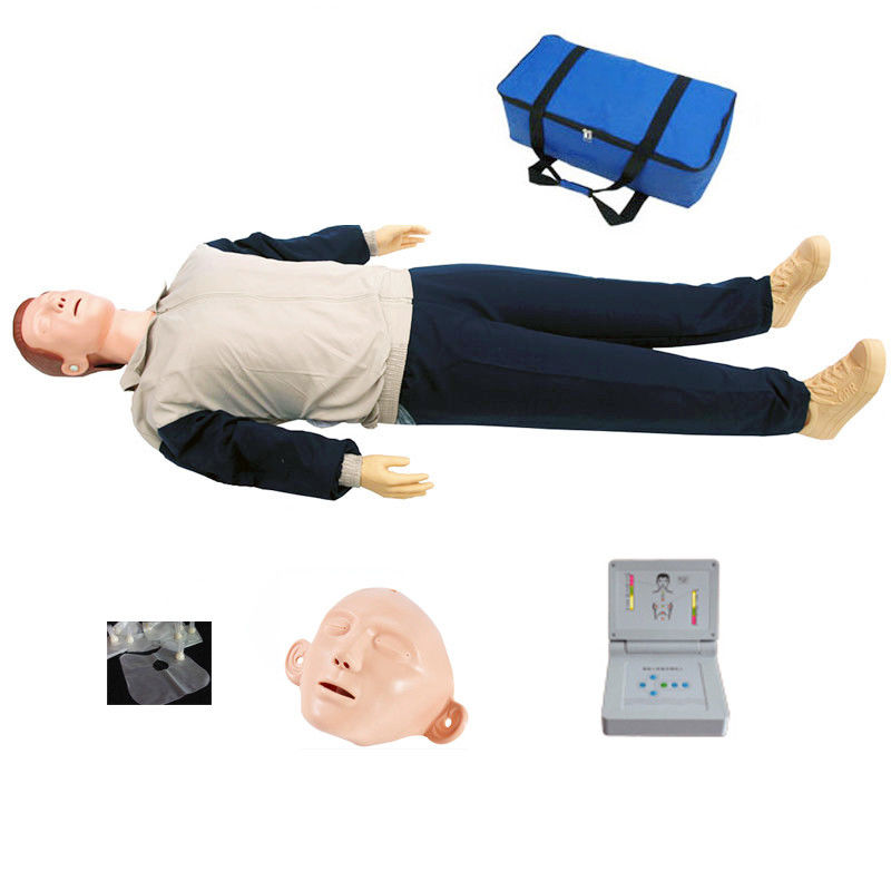 Human Life Size Electronic Full Body CPR Training Manikin with Monitor Voice Promoting