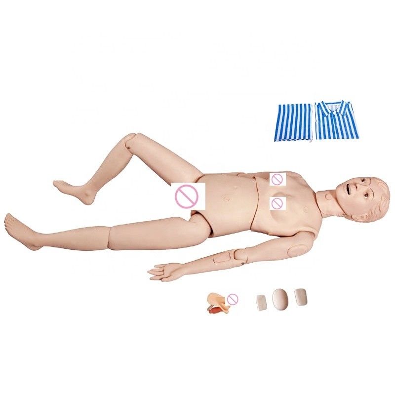 Medical Science Basic Type Female Nursing Manikin Training Simulator with Advanced PVC