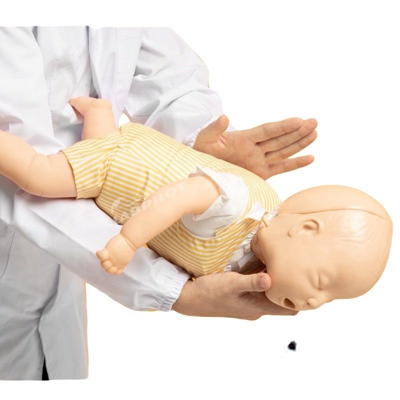 Infant Heimlich Maneuver Choking Manikin for Human Life Size Baby CPR Demonstration