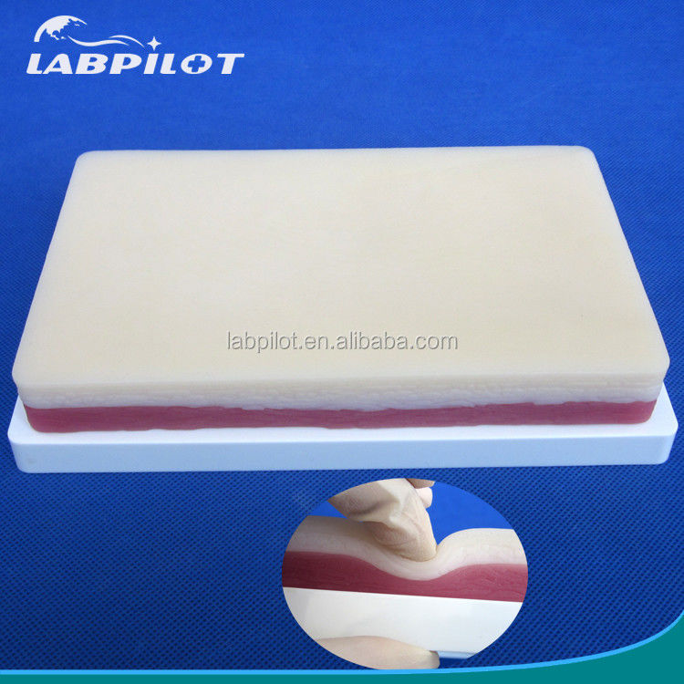 Manikin Human Life Size 3-Layer Suture Practice Pad for Skin Fat and Muscles Training Model