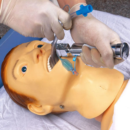 Medical Teaching Simulators Nursing Training Manikin for NG Tube Feeding and Intubation